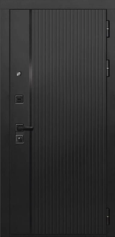 Входная дверь ДвериПРО L-45 Лаура-2 (16мм, мореный дуб) DPRO195985 внешняя сторона