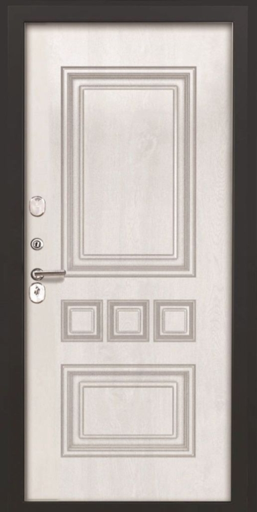 Входная дверь ДвериПРО Берген фл-608 винорит white DPRO192165 внутренняя сторона