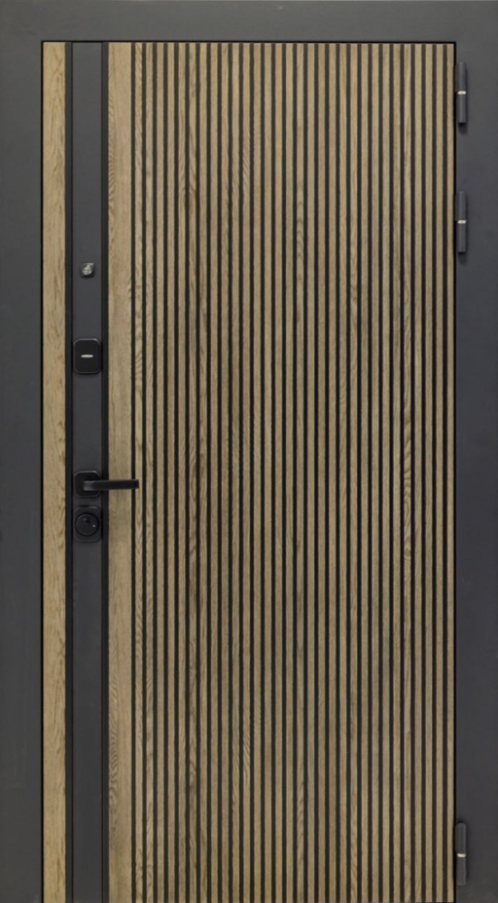 Входная дверь ДвериПРО Rosna ФЛ-700 (10мм, ясень грей) DPRO196562 внешняя сторона