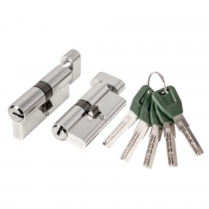 Цилиндровый механизм (A202/110) A2002Knob110(50+10+50) с вертушкой SN никель