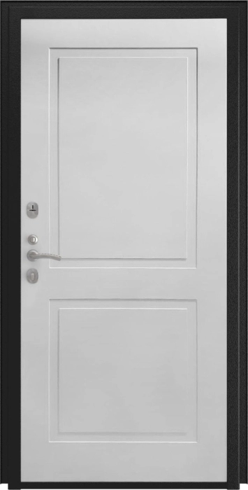 Входная дверь Авеста ФЛ-609 (L-52, 10мм, белый матовый) внутренняя сторона